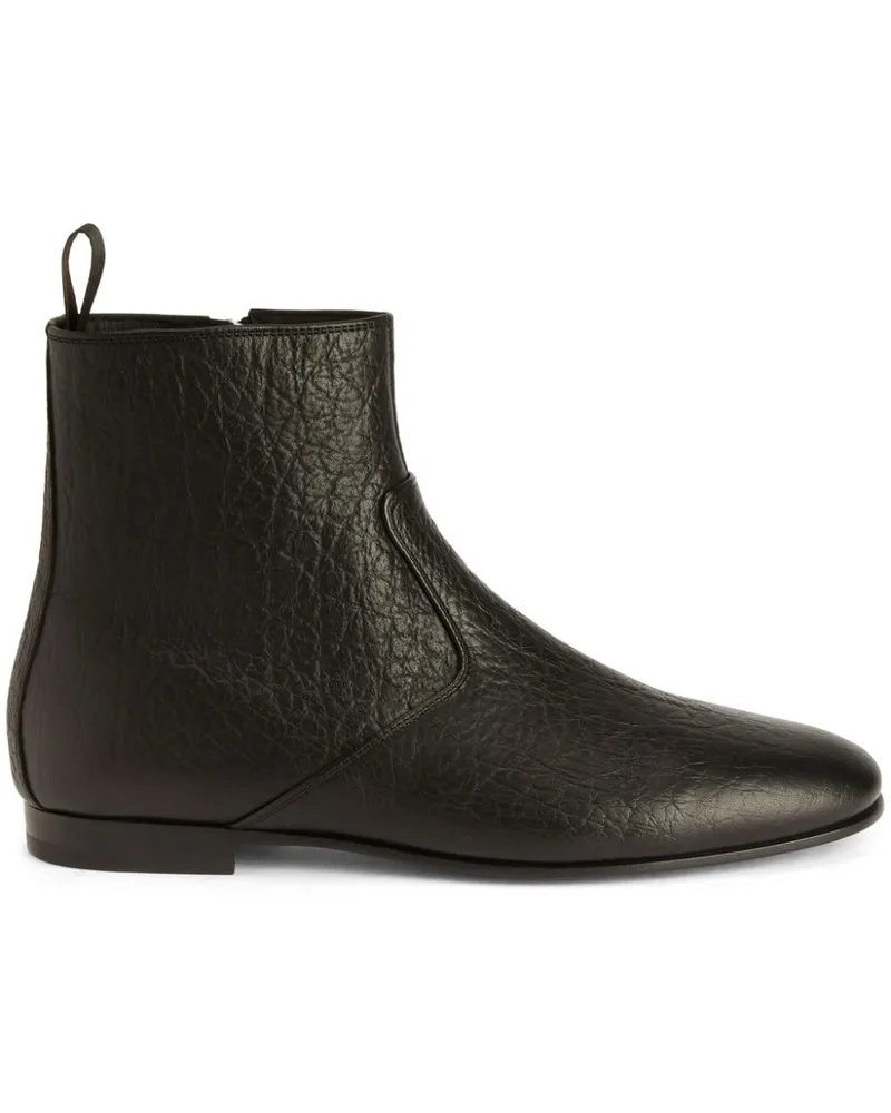 Giuseppe Zanotti Knöchelhohe Ron Stiefel - Schwarz Schwarz