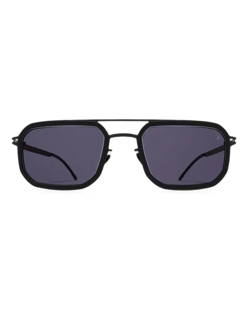 Mykita geometric-frame sunglasses - Schwarz Schwarz