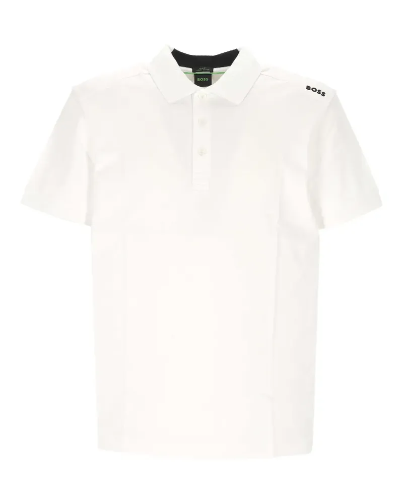 HUGO BOSS logo-print polo shirt - Weiß Weiß