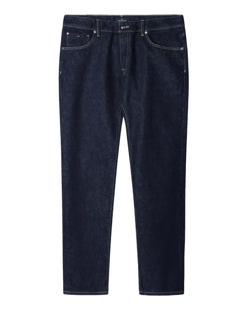 Hackett Jeans mit Gürtelschlaufe - Blau Blau