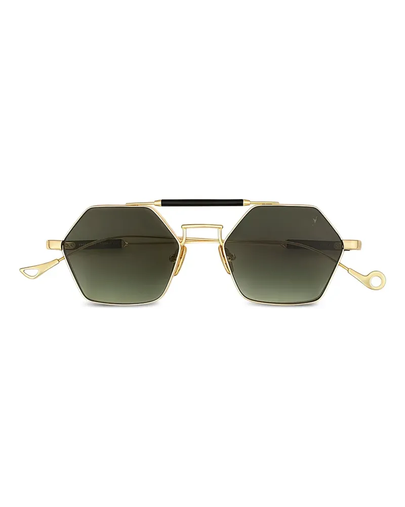 Eyepetizer Havana Sonnenbrille mit geometrischem Gestell - Gold Gold