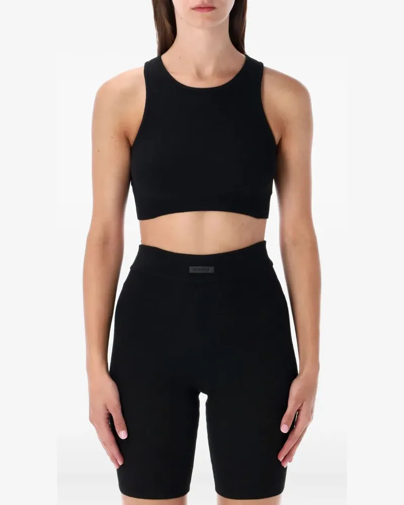 Fear of God Fein geripptes Trägershirt - Schwarz Schwarz