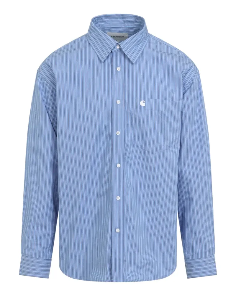 Carhartt WIP Keene striped shirt - Blau Blau
