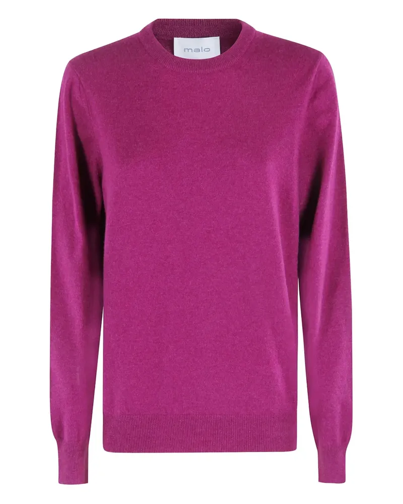 Malo Pullover mit Rundhalsausschnitt - Rosa Rosa