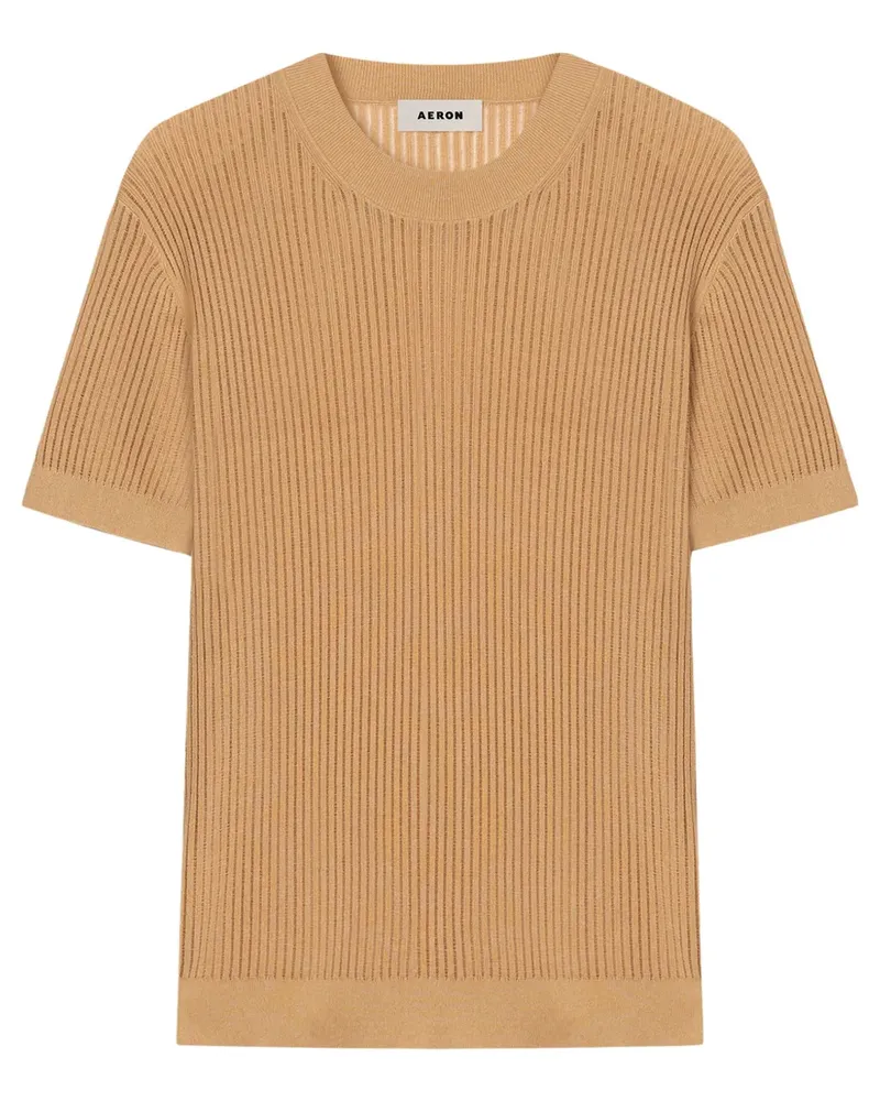 AERON Top aus Mesh - Nude Nude
