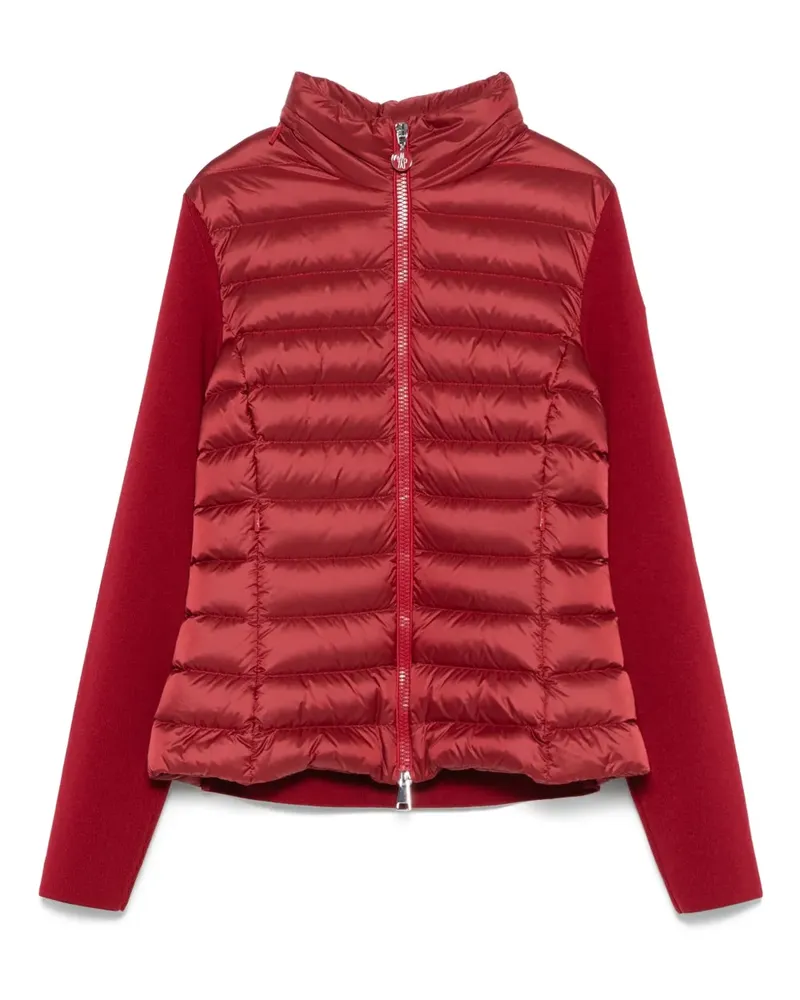 Moncler Jacke mit wattierten Einsätzen - Rot Rot