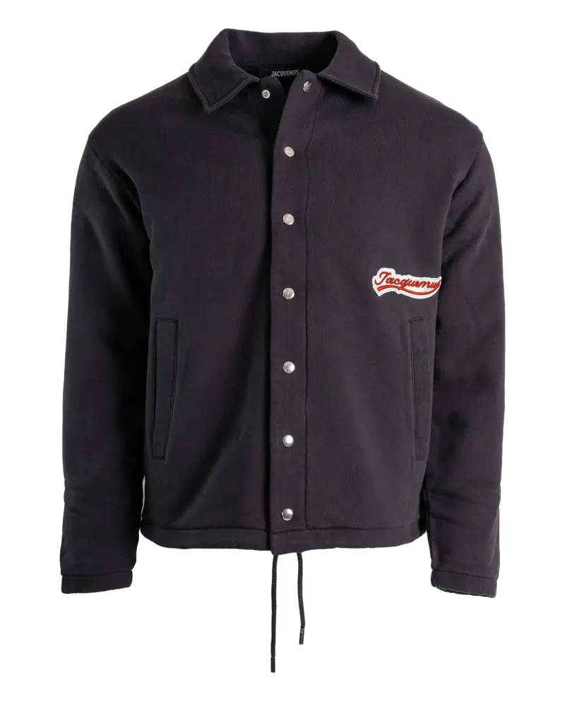 Jacquemus Gio Hemdjacke mit Logo-Patch - Blau Blau