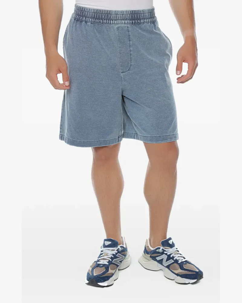 Armani Exchange elasticated-waistband shorts - Blau Blau