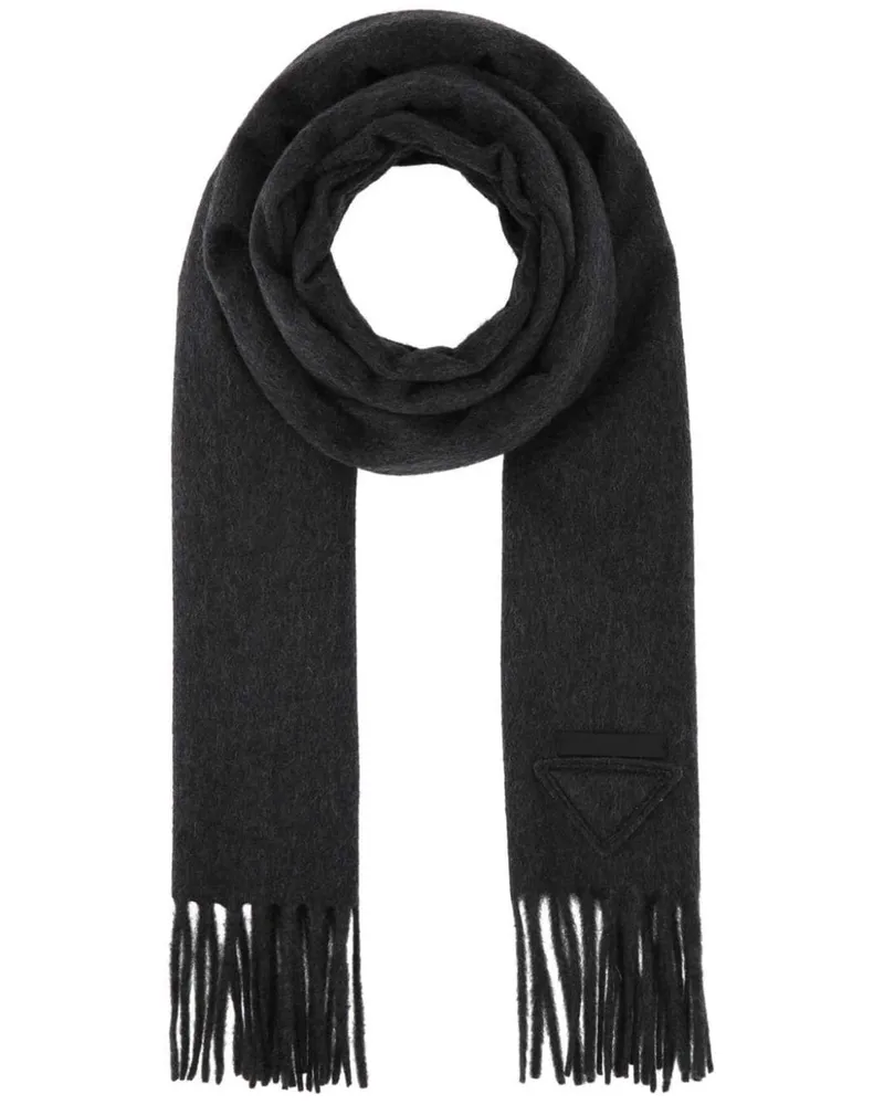 Prada Schal aus Kaschmir - Grau Grau