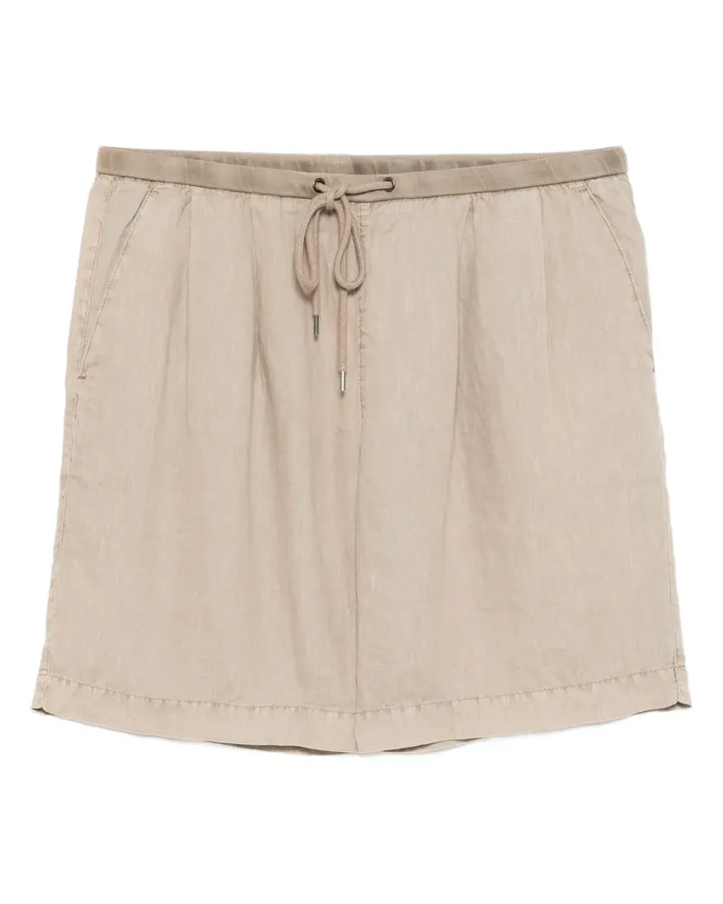 James Perse Bermudas mit Falten - Braun Braun