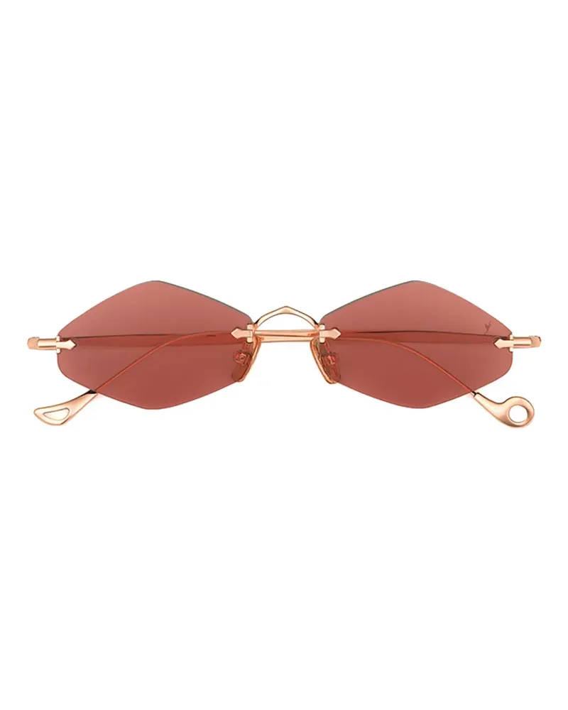 Eyepetizer Dunmore Sonnenbrille mit geometrischen Gestell - Rosa Rosa