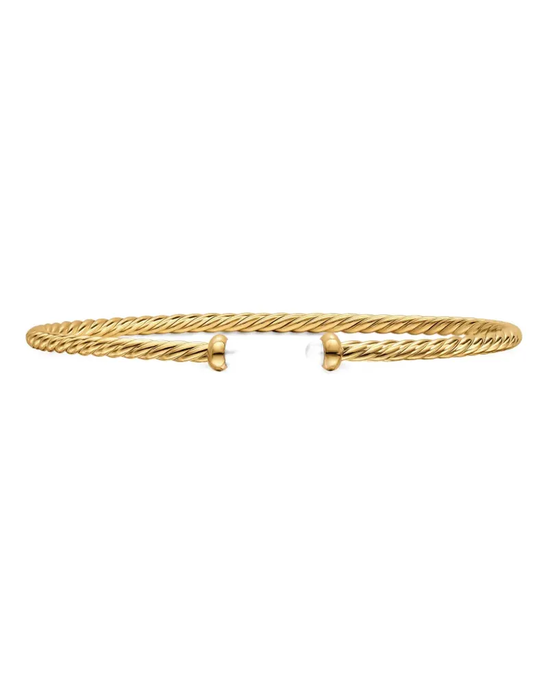 David Yurman micro Cablespira® flex bracelet - Gold Gold