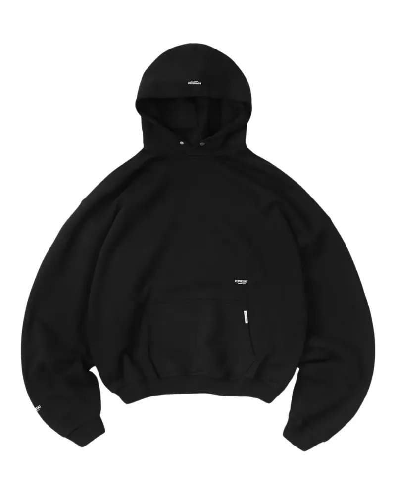 REPRESENT Micro Owners Club logo-print hoodie - Schwarz Schwarz