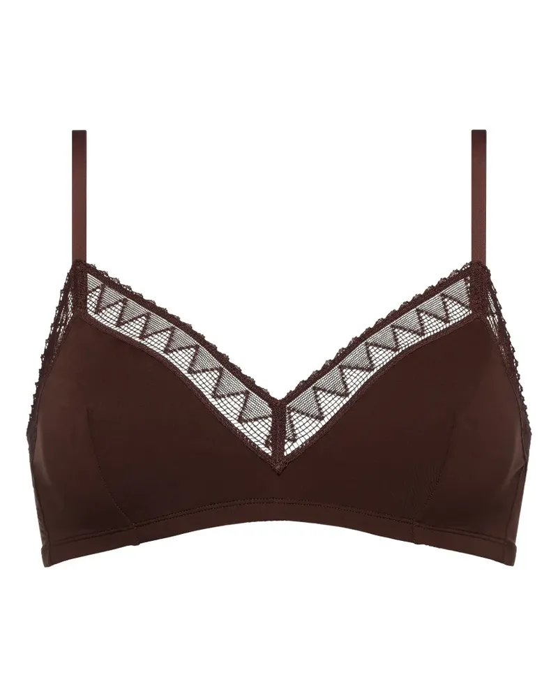 Eres Serenity Triangel-BH mit Spitze - Braun Braun