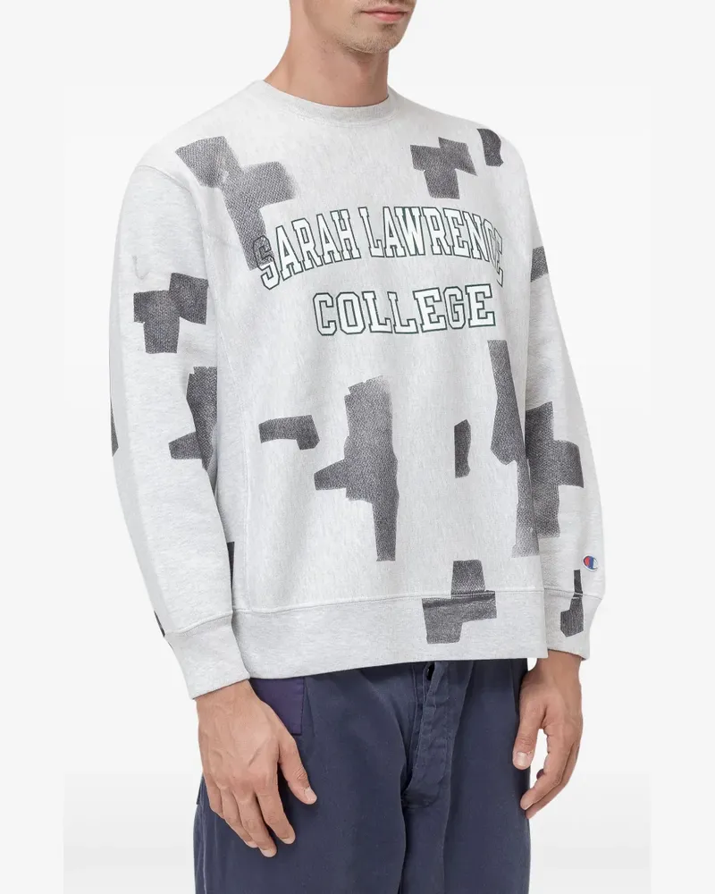 MYAR Sweatshirt mit Text-Print - Grau Grau