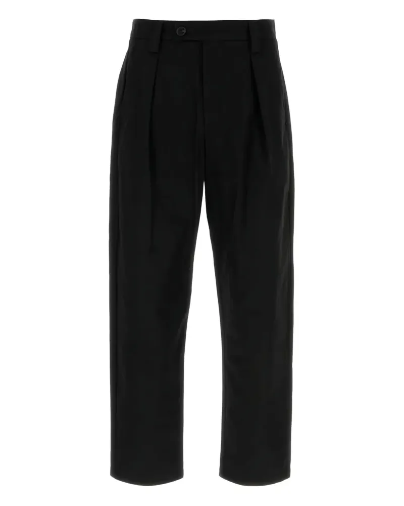 A.P.C. Hose mit Bundfalten - Schwarz Schwarz