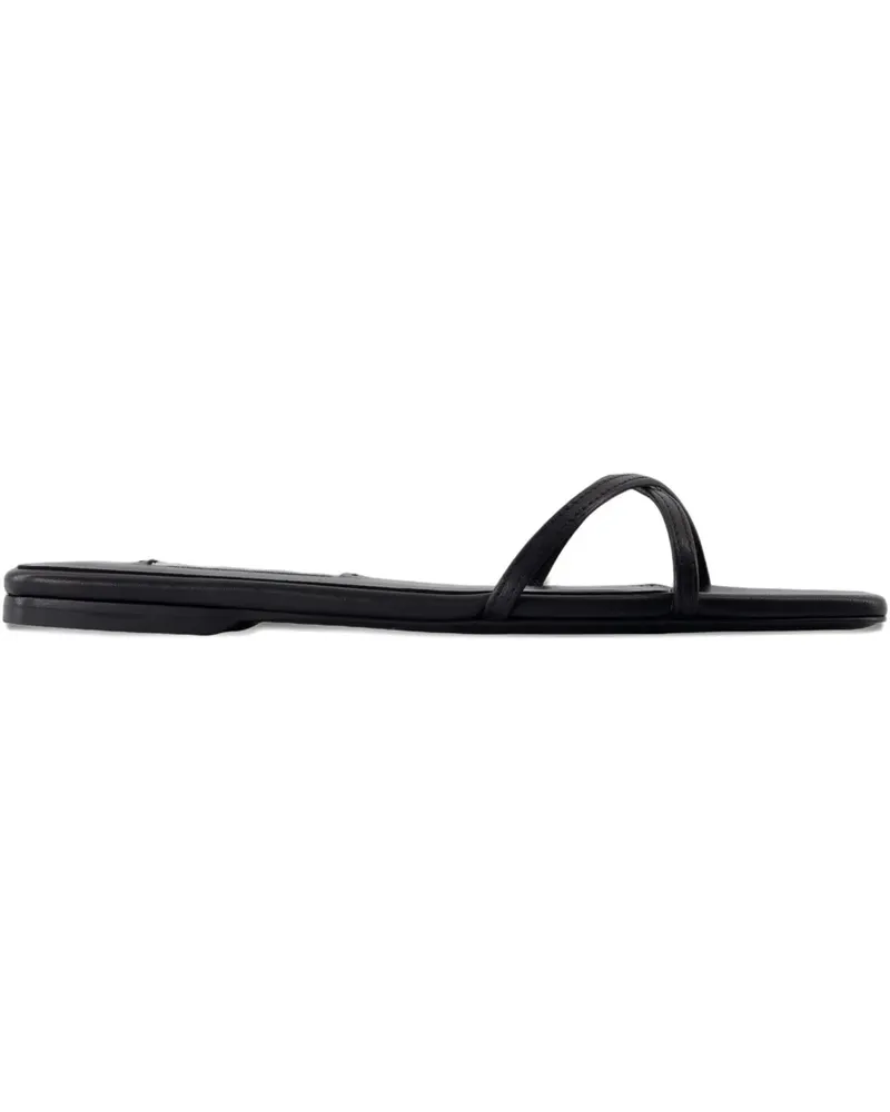 Totême Sandalen mit überkreuzten Riemen - Schwarz Schwarz