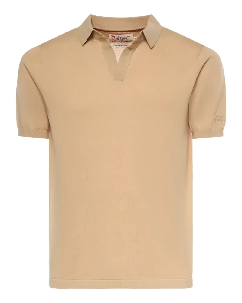 MC2 Saint Barth short-sleeve polo-collar T-shirt - Nude Nude