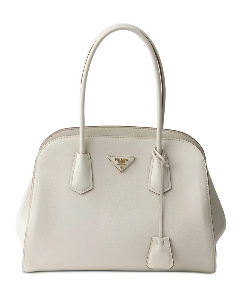 Prada Mittelgroßer Shopper - Weiß Weiß