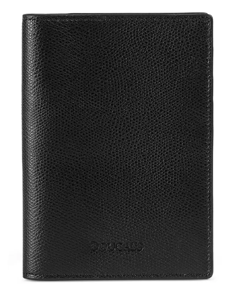 Doucal´s leather passport holder - Schwarz Schwarz