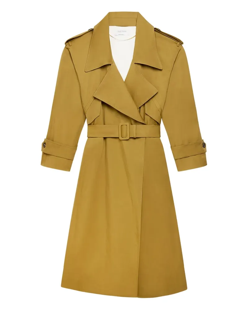 Another Tomorrow Trenchcoat mit Gürtel - Nude Nude