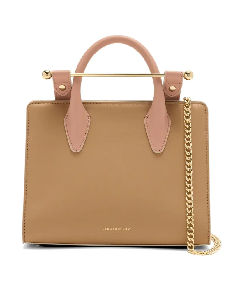 Strathberry Mini Shopper - Nude Nude