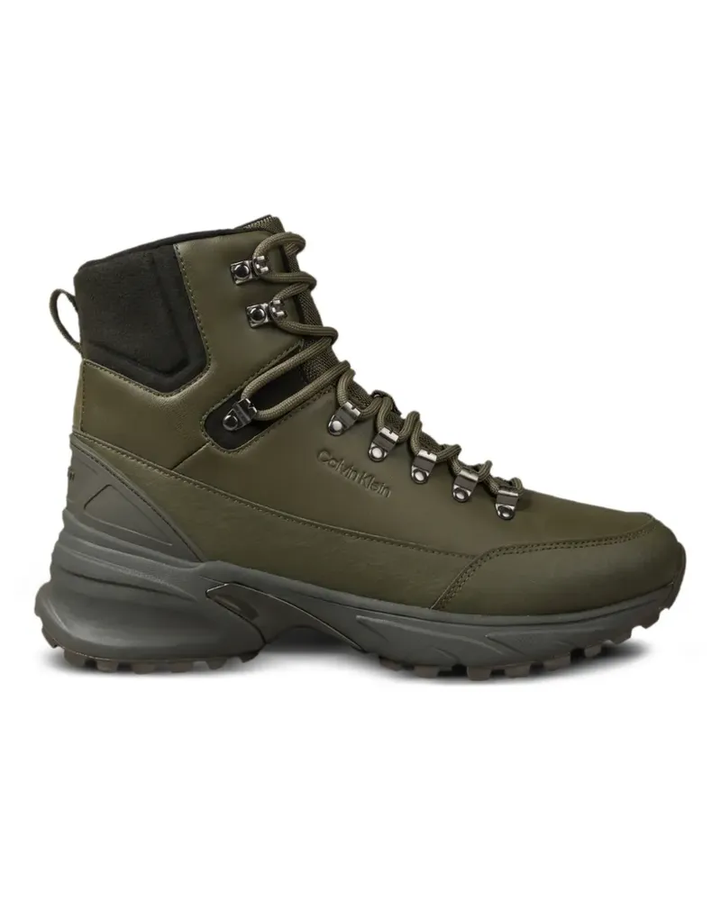 Calvin Klein Schnürstiefel mit Logo-Prägung - Grün Grün