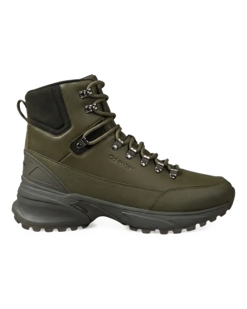 Calvin Klein Schnürstiefel mit Logo-Prägung - Grün Grün
