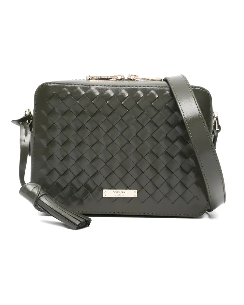 Aspinal of London woven slot mini bag - Grün Grün