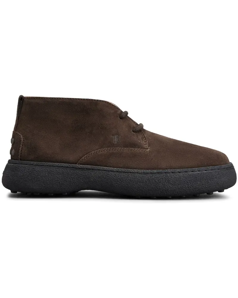 TOD'S W. G. Heritage Desert-Boots - Braun Braun
