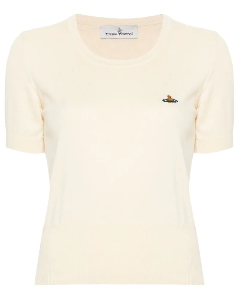 Vivienne Westwood Geripptes Bea Strickoberteil - Nude Nude