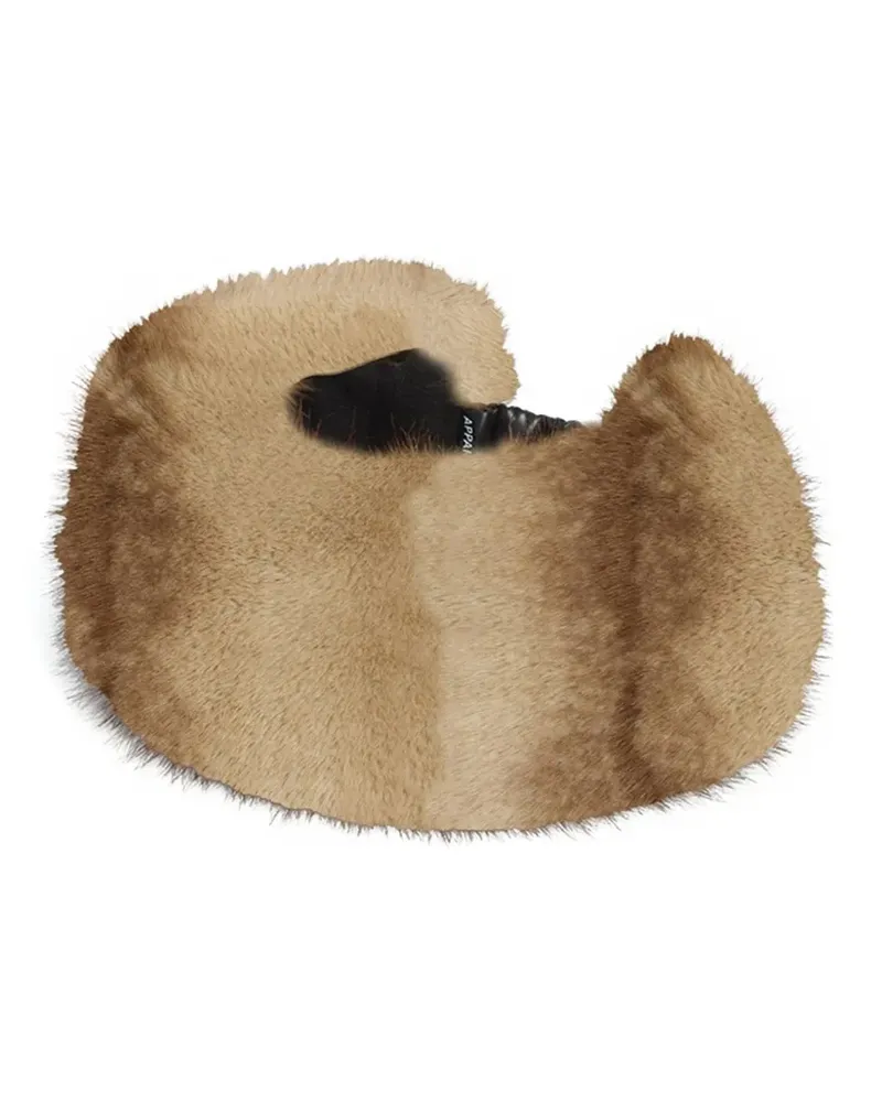 APPARIS Eleni faux-fur headband - Braun Braun
