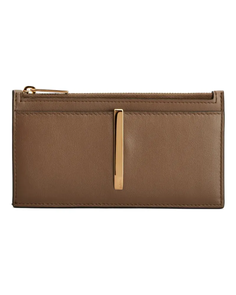 TOD'S Kartenetui mit Reißverschluss - Braun Braun