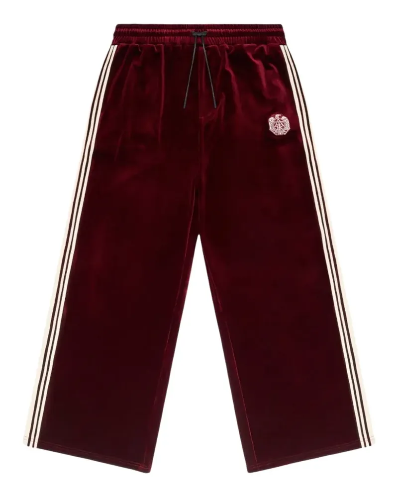 RTA Luxen crest-patch track pants - Rot Rot