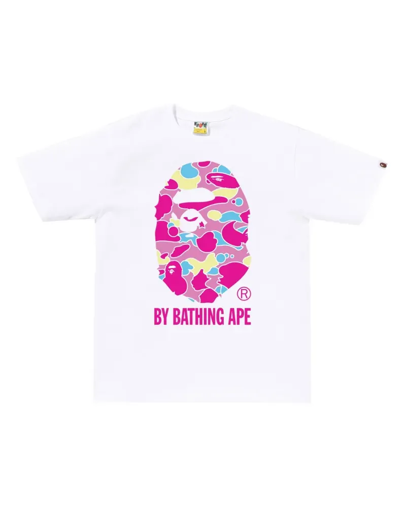 BAPE Camo Big Ape Head T-Shirt - Weiß Weiß