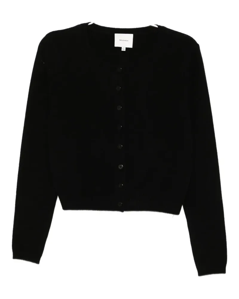 Reformation Clara cardigan - Schwarz Schwarz
