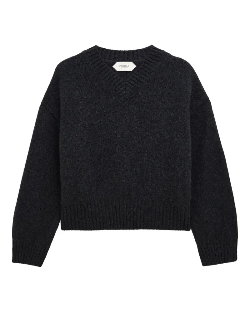 Pringle of Scotland Kaschmirpullover mit V-Ausschnitt - Grau Grau