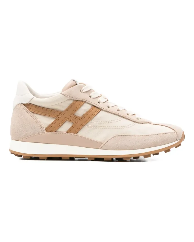 Hogan logo sneakers - Nude Nude