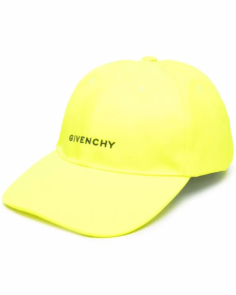 Givenchy Baseballkappe mit Logo-Stickerei - Gelb Gelb