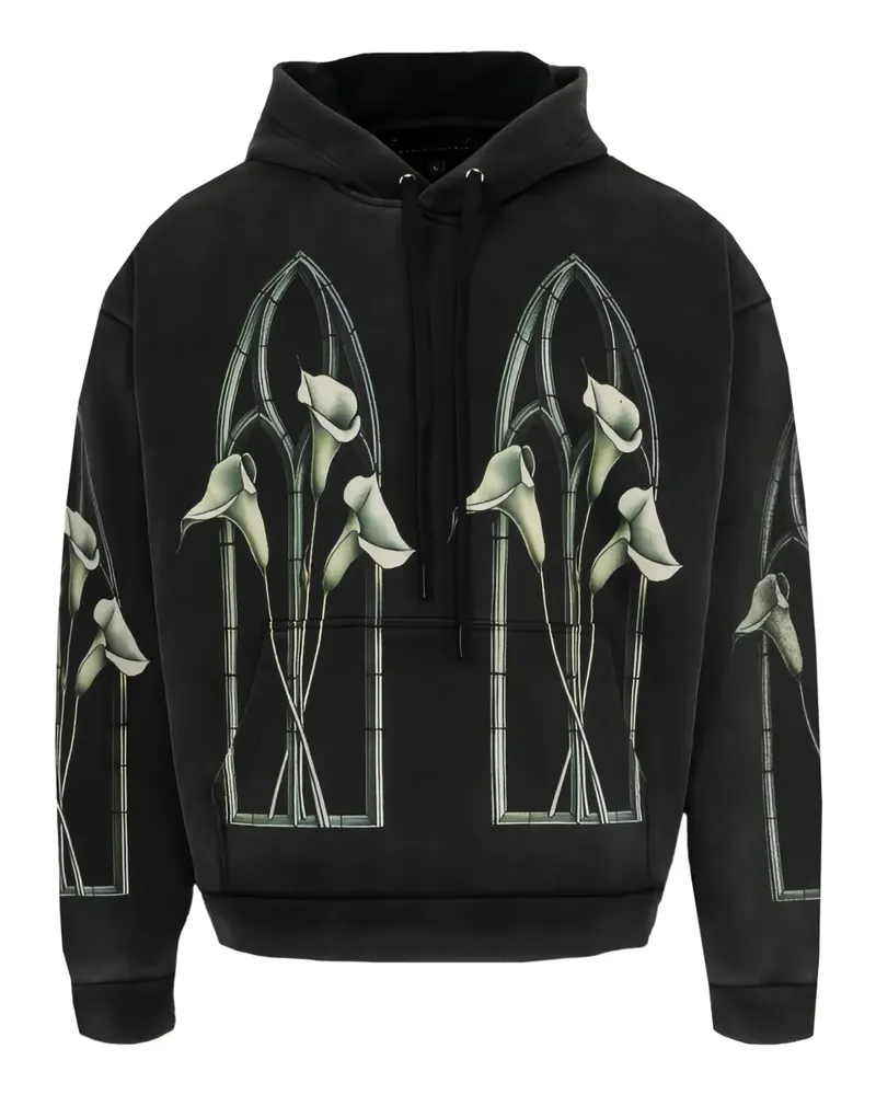 WHO DECIDES WAR Calla Window Hoodie - Schwarz Schwarz