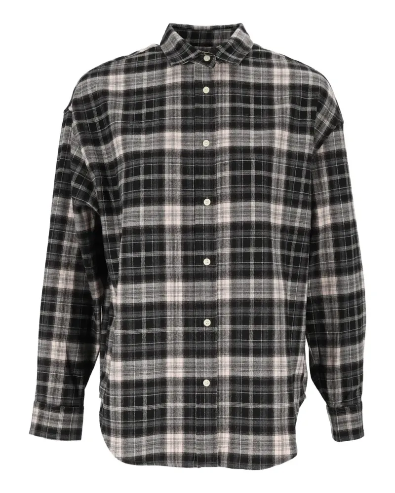 MC2 Saint Barth tartan-check flannel shirt - Schwarz Schwarz