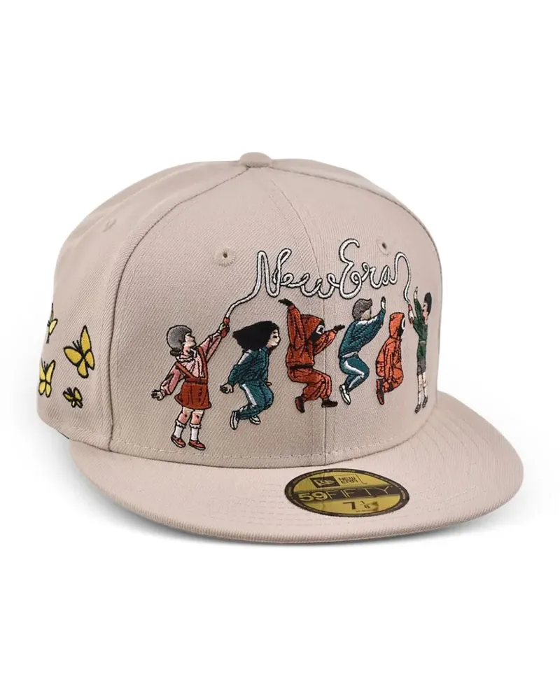New Era Schmale 59FIFTY Squid Game Skipping Baseballkappe - Nude Nude