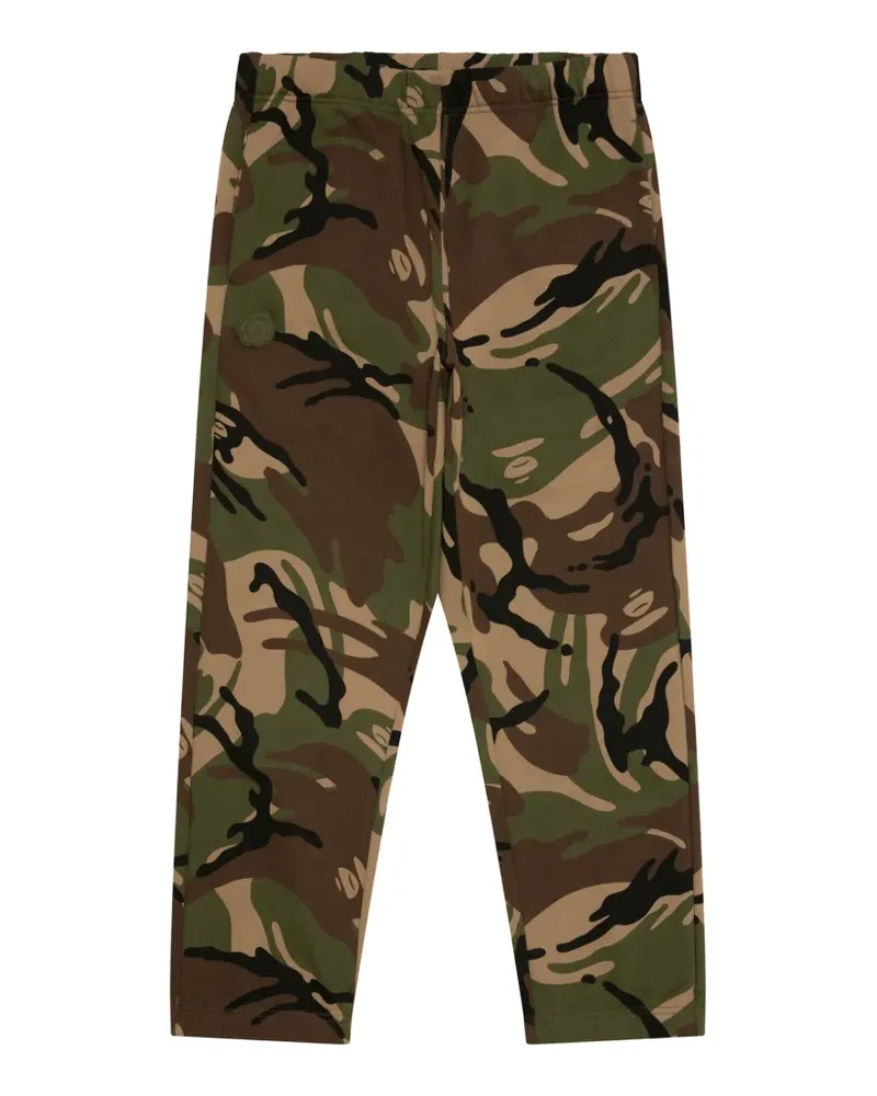 BAPE Hose mit Camouflage-Print - Grün Grün