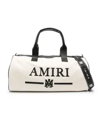 Amiri Reisetasche mit Logo-Stickerei Nude