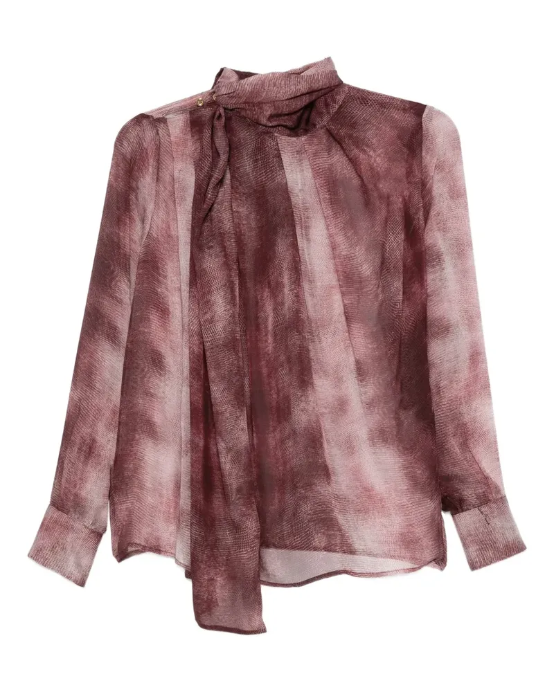 Elisabetta Franchi Bluse aus Seide - Rot Rot