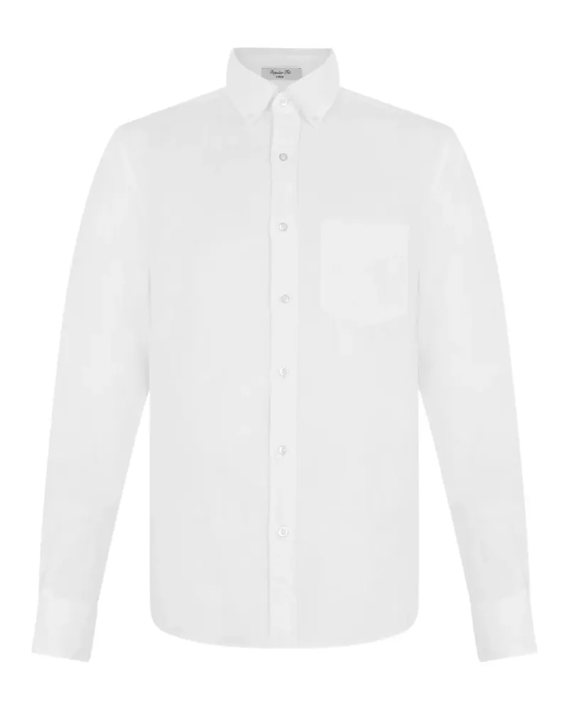 Gant long-sleeve linen shirt - Weiß Weiß