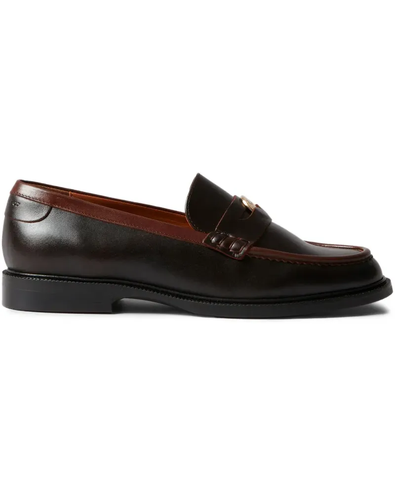Claudie Pierlot Penny-Loafer aus Leder - Braun Braun