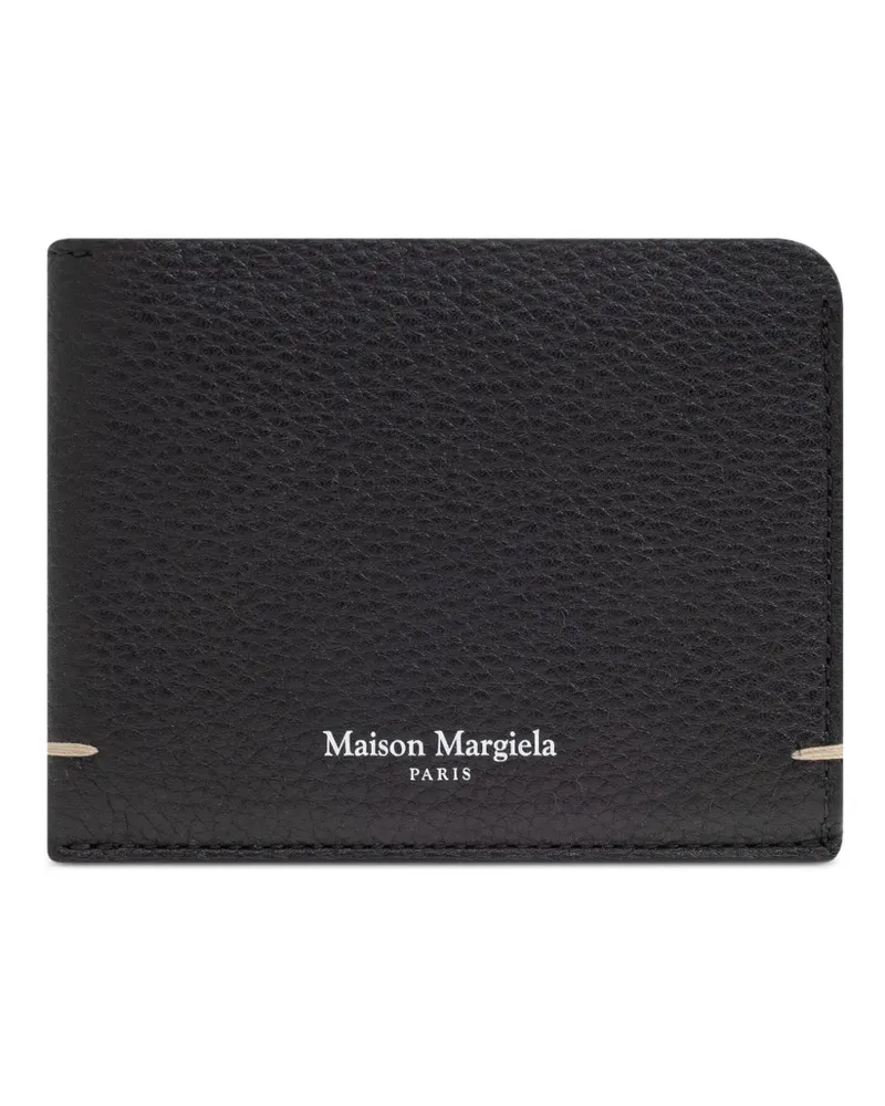 Maison Margiela Kartenetui mit Ziernähten - Schwarz Schwarz