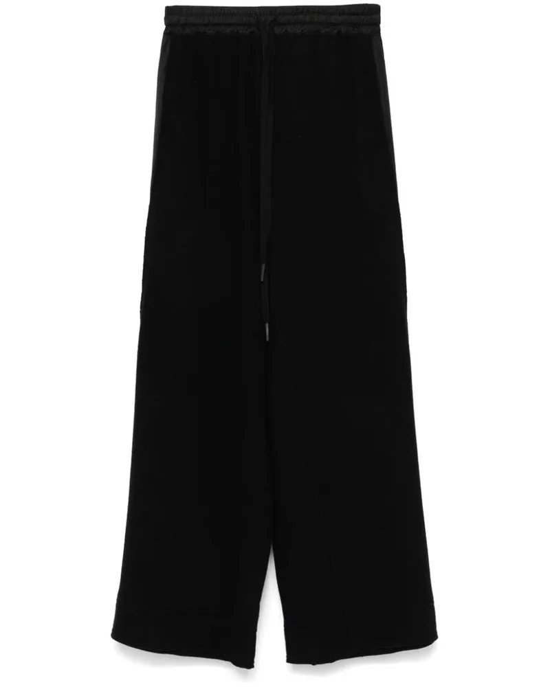 Andrea Ya'aqov Hose mit weitem Bein - Schwarz Schwarz