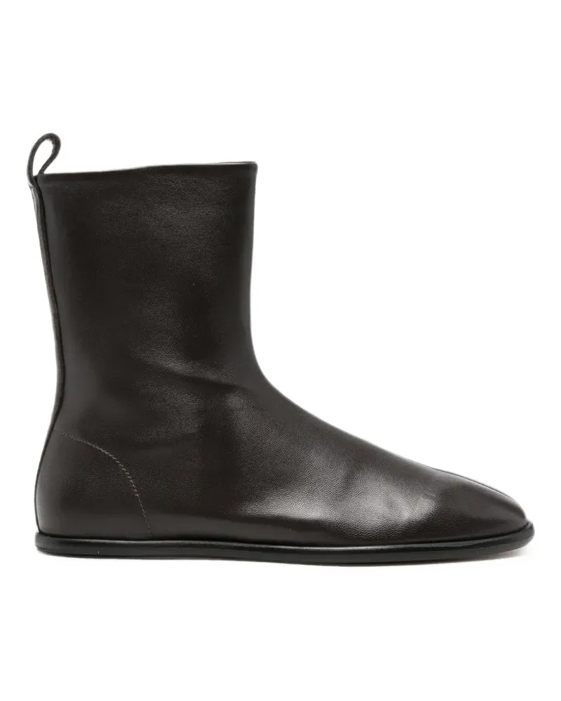 Soeur Cosma side-zip leather ankle boots - Braun Braun